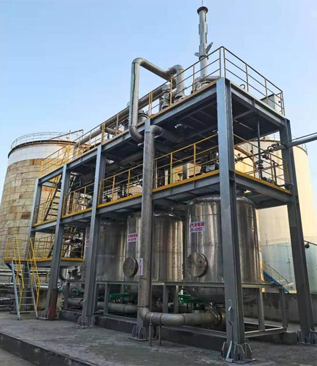 The project of adsorption and recovery of dichloromethane waste gas