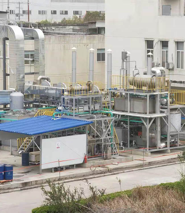 Ethyl acetate recycling and reuse project