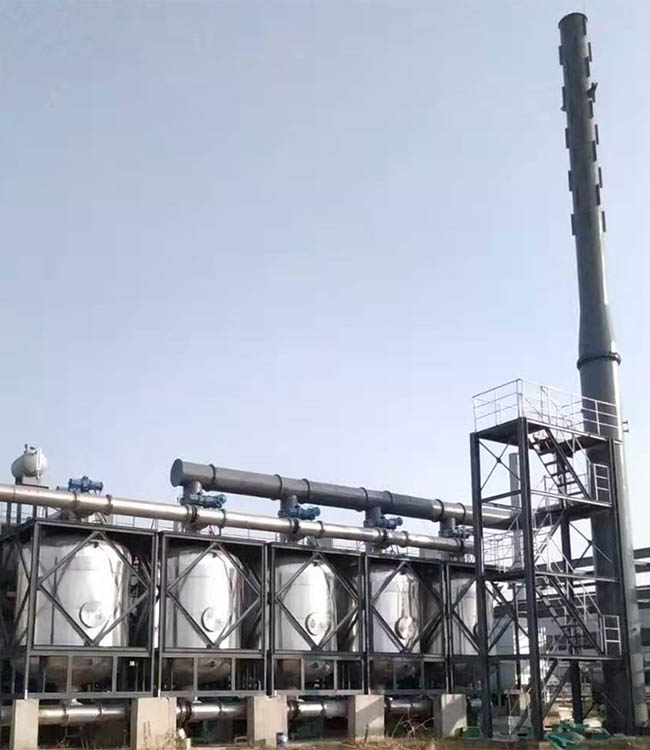 The environmental protection and treatment project for industrial waste gas recovery