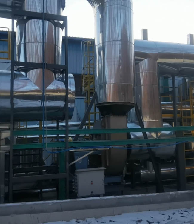 The activated carbon adsorption facility project