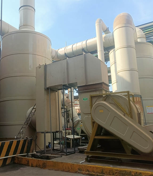 The renovation and upgrading project of the new system's waste gas treatment