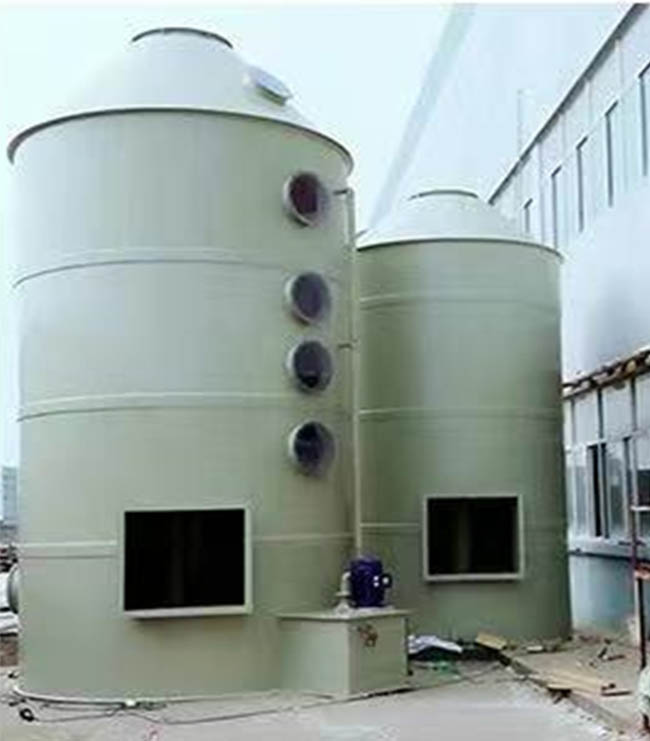 The exhaust gas treatment project for the 506 sedimentation tank in the workshop