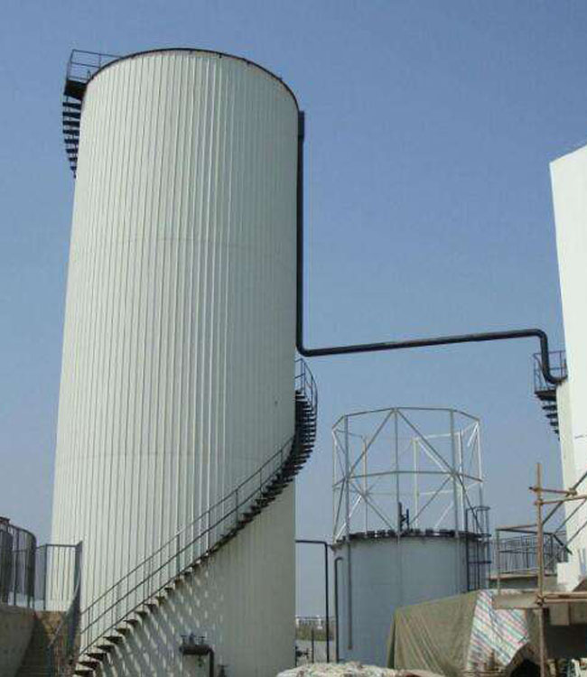 Wastewater treatment process flow